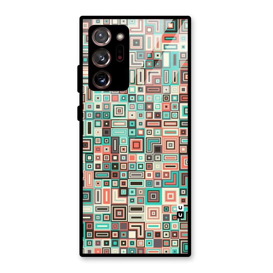 Pretty Boxes Design Glass Back Case for Galaxy Note 20 Ultra