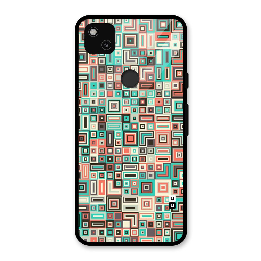 Pretty Boxes Design Glass Back Case for Google Pixel 4a