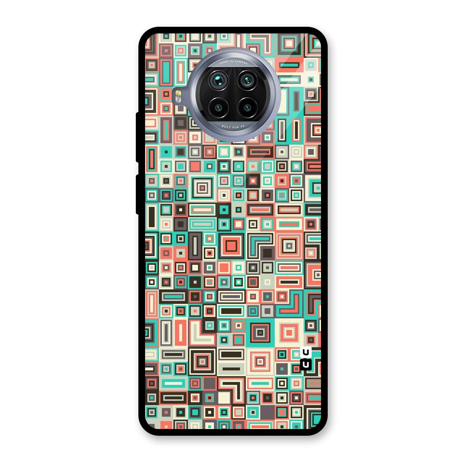 Pretty Boxes Design Glass Back Case for Mi 10i