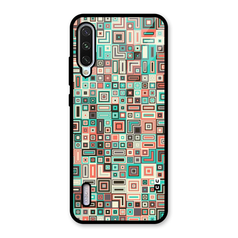 Pretty Boxes Design Glass Back Case for Mi A3