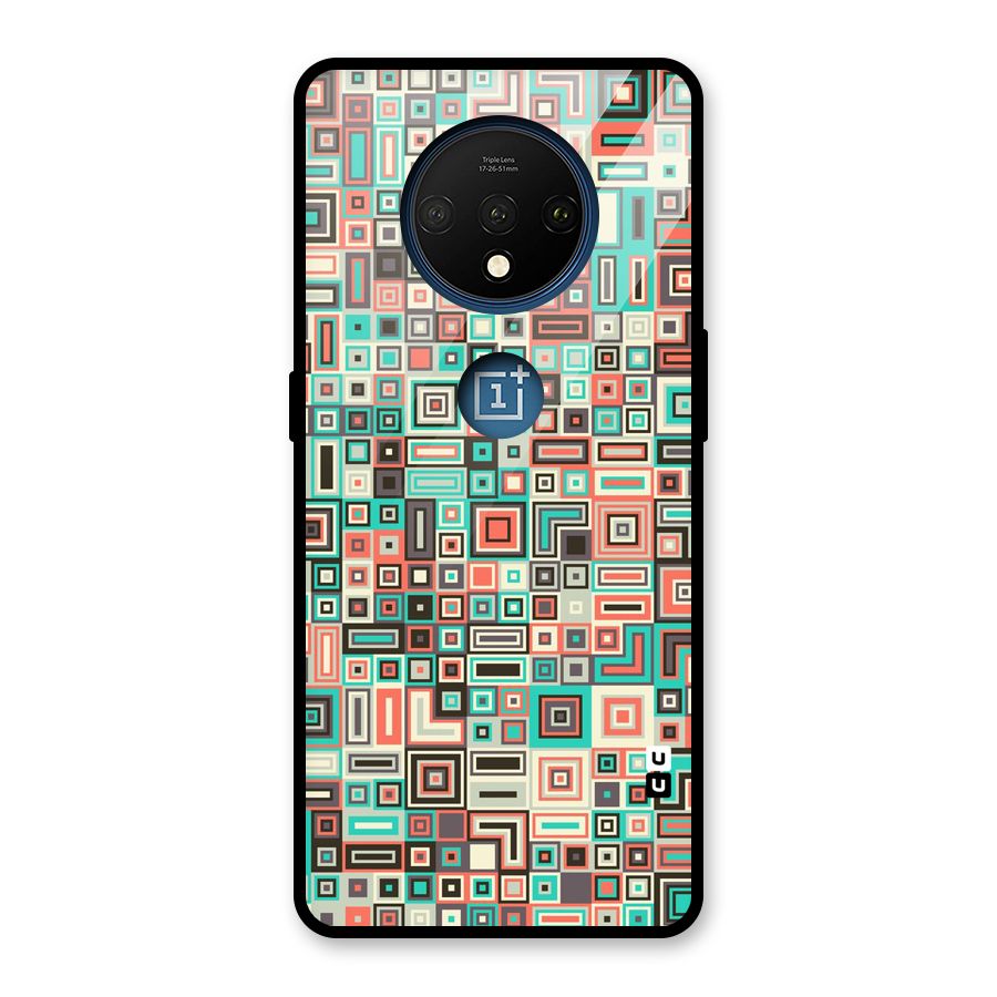 Pretty Boxes Design Glass Back Case for OnePlus 7T