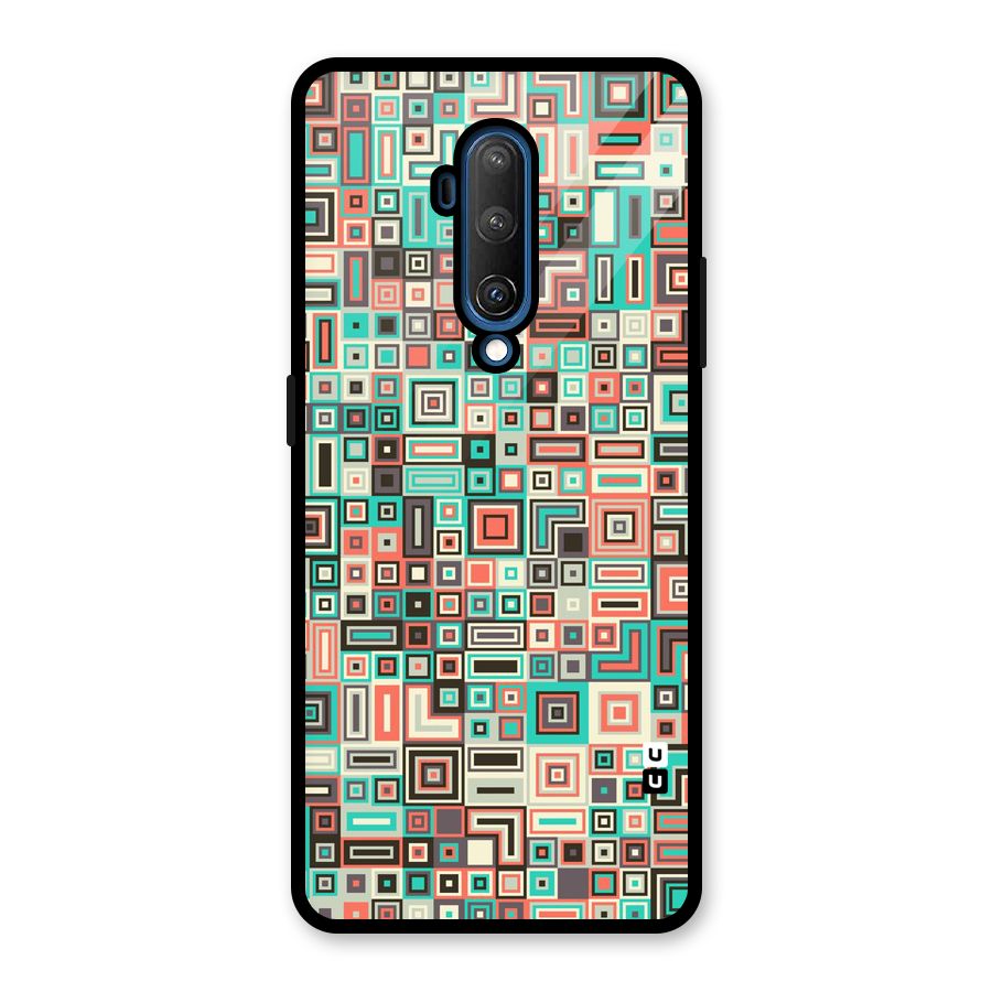 Pretty Boxes Design Glass Back Case for OnePlus 7T Pro