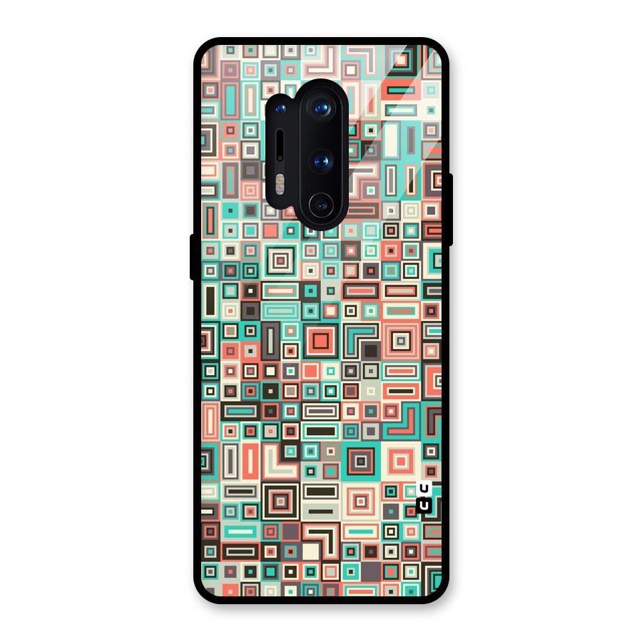 Pretty Boxes Design Glass Back Case for OnePlus 8 Pro