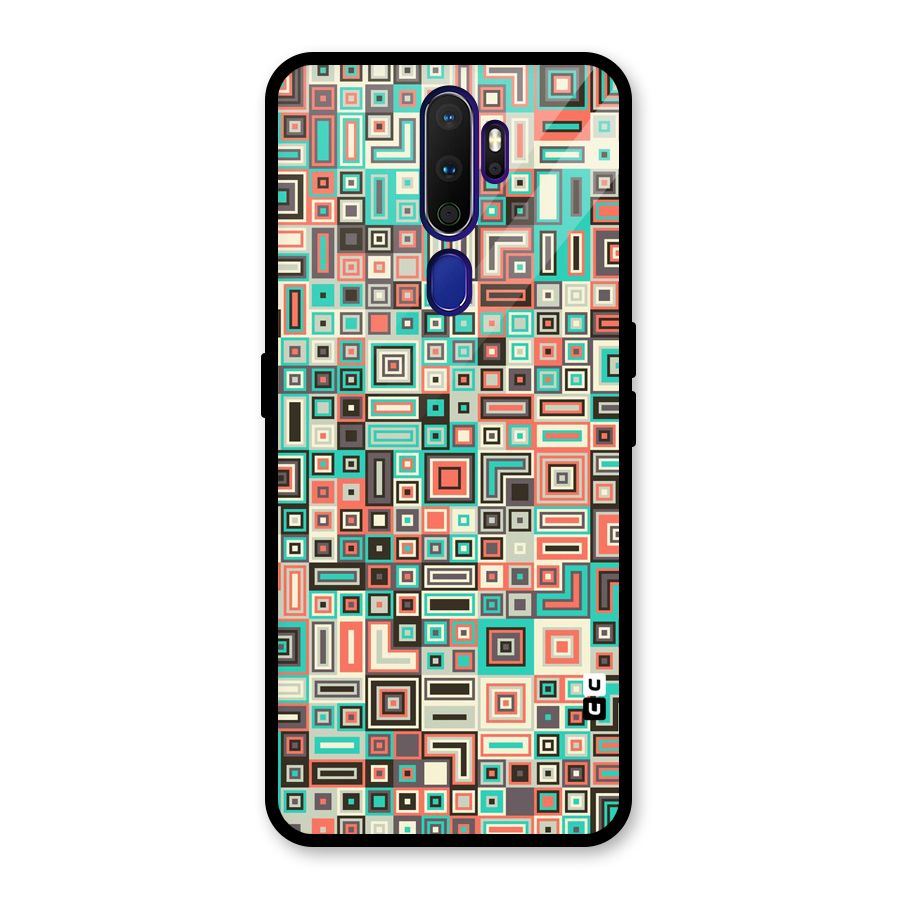 Pretty Boxes Design Glass Back Case for Oppo A9 (2020)