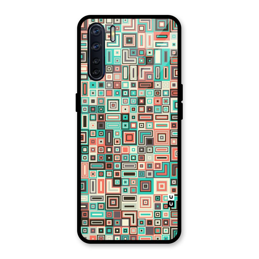 Pretty Boxes Design Glass Back Case for Oppo F15