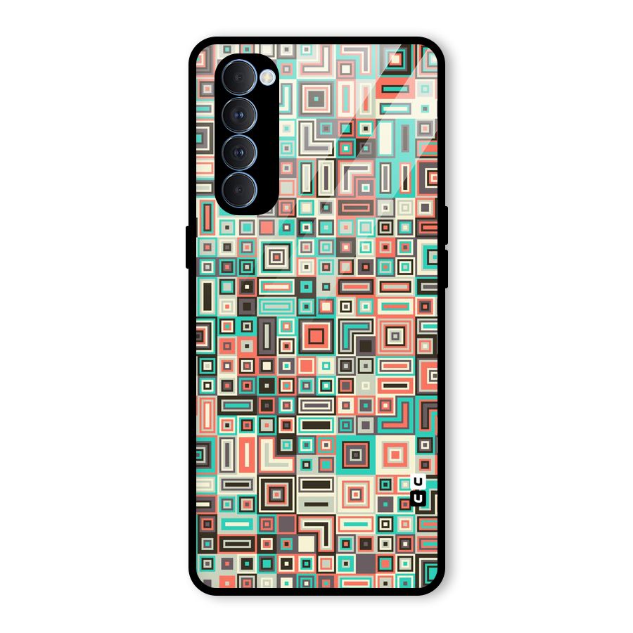 Pretty Boxes Design Glass Back Case for Oppo Reno4 Pro