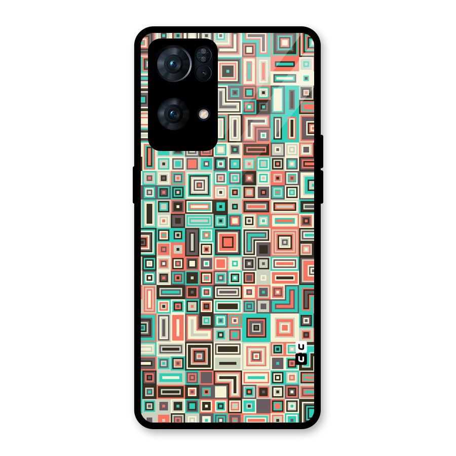 Pretty Boxes Design Glass Back Case for Oppo Reno7 Pro 5G