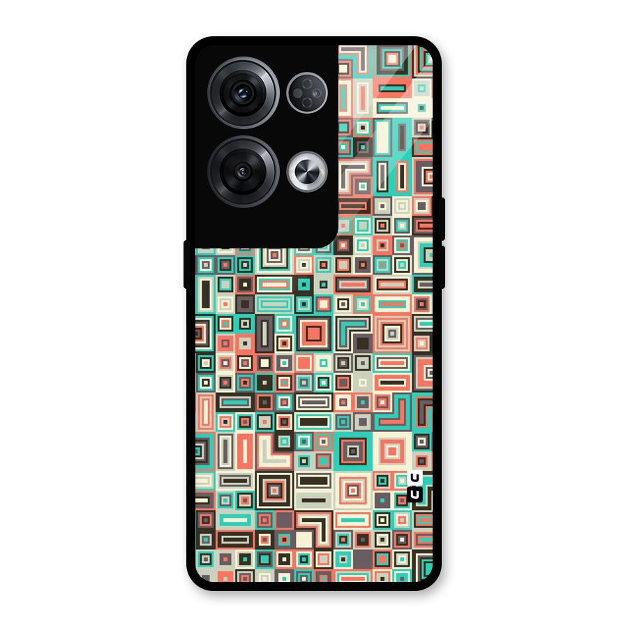 Pretty Boxes Design Glass Back Case for Oppo Reno8 Pro 5G