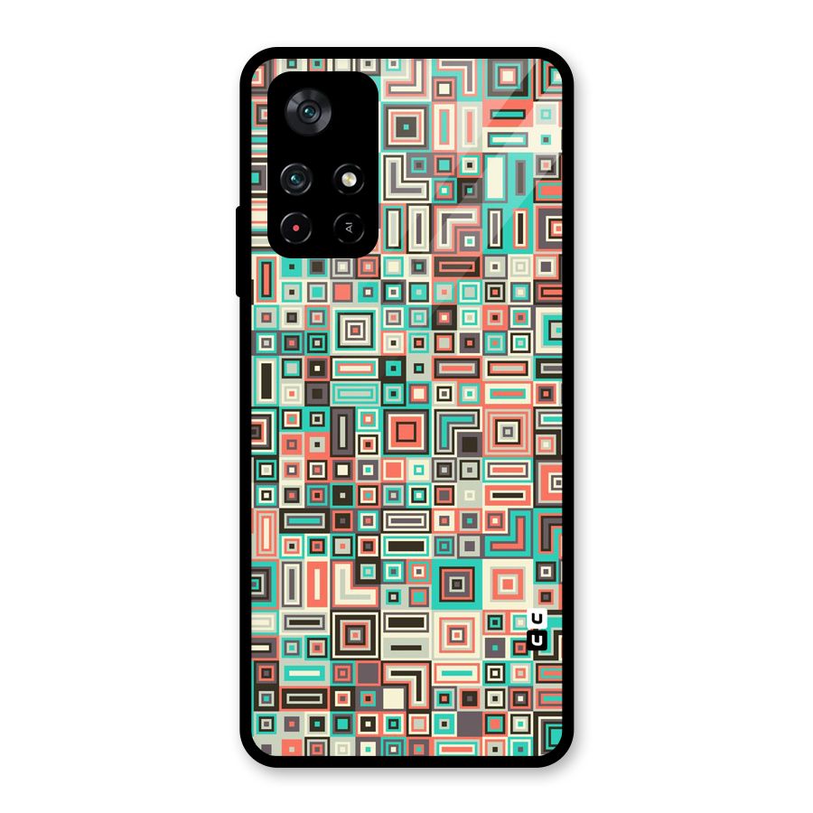 Pretty Boxes Design Glass Back Case for Poco M4 Pro 5G