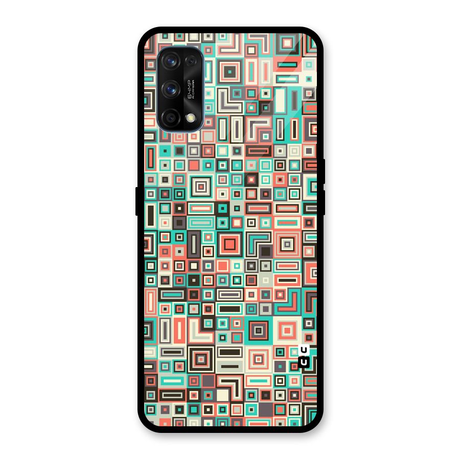 Pretty Boxes Design Glass Back Case for Realme 7 Pro