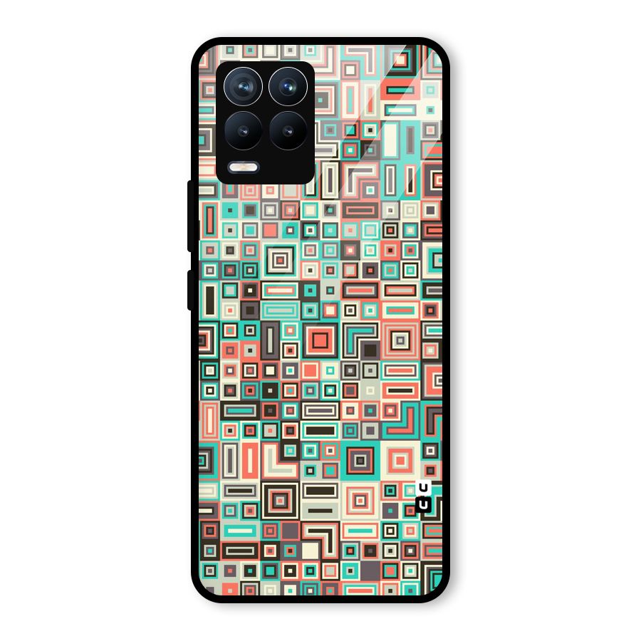 Pretty Boxes Design Glass Back Case for Realme 8 Pro