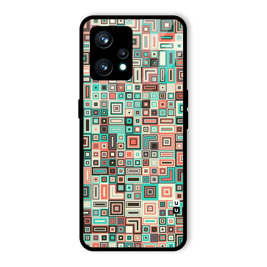 Pretty Boxes Design Glass Back Case for Realme 9 Pro Plus 5G