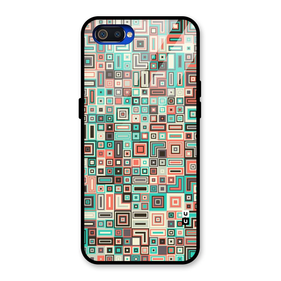Pretty Boxes Design Glass Back Case for Realme C2