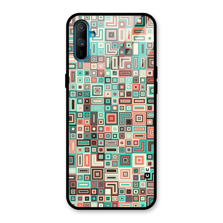 Pretty Boxes Design Glass Back Case for Realme C3
