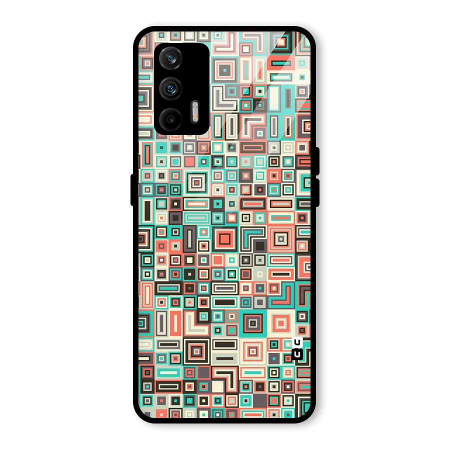 Pretty Boxes Design Glass Back Case for Realme X7 Max