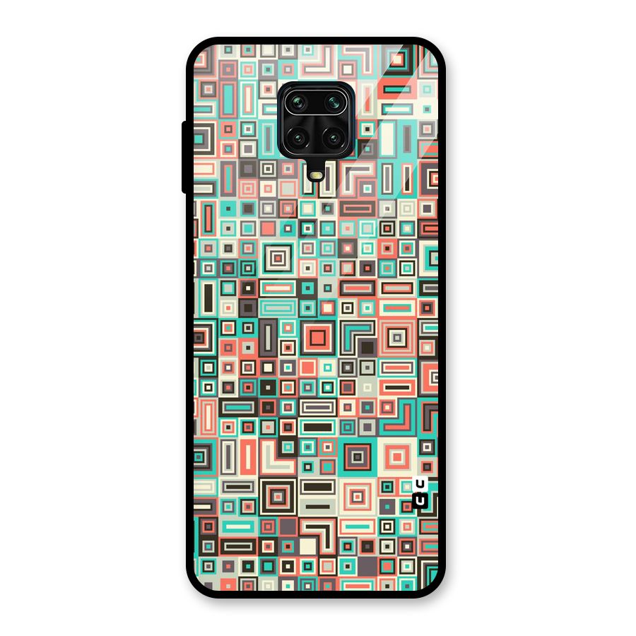 Pretty Boxes Design Glass Back Case for Redmi Note 10 Lite