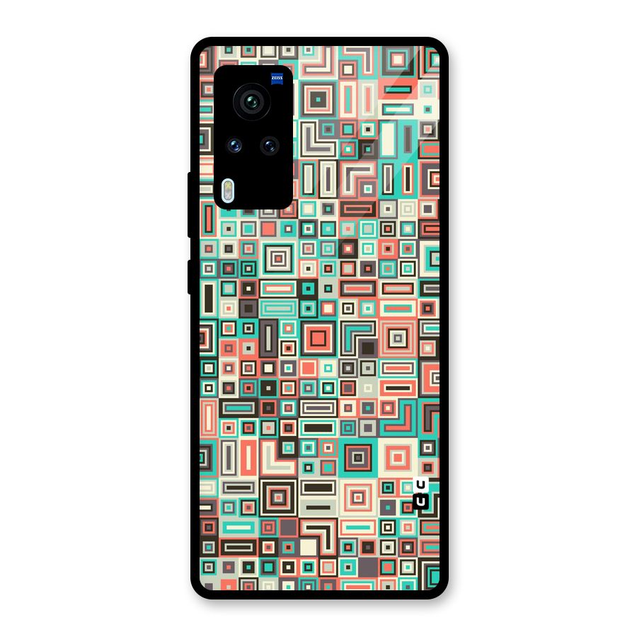 Pretty Boxes Design Glass Back Case for Vivo X60 Pro