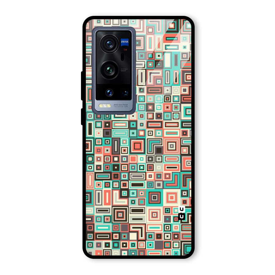 Pretty Boxes Design Glass Back Case for Vivo X60 Pro Plus