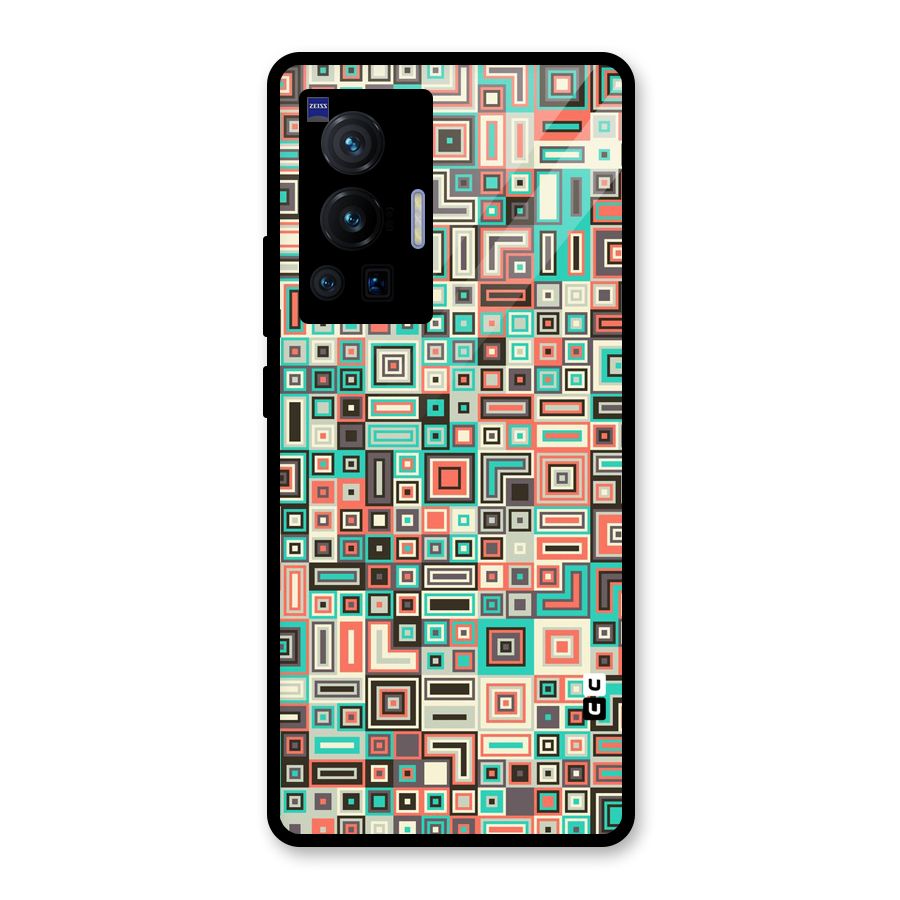 Pretty Boxes Design Glass Back Case for Vivo X70 Pro