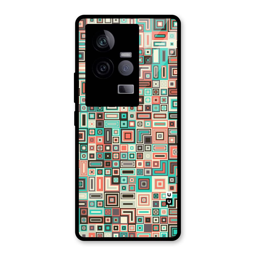 Pretty Boxes Design Glass Back Case for Vivo iQOO 11 5G