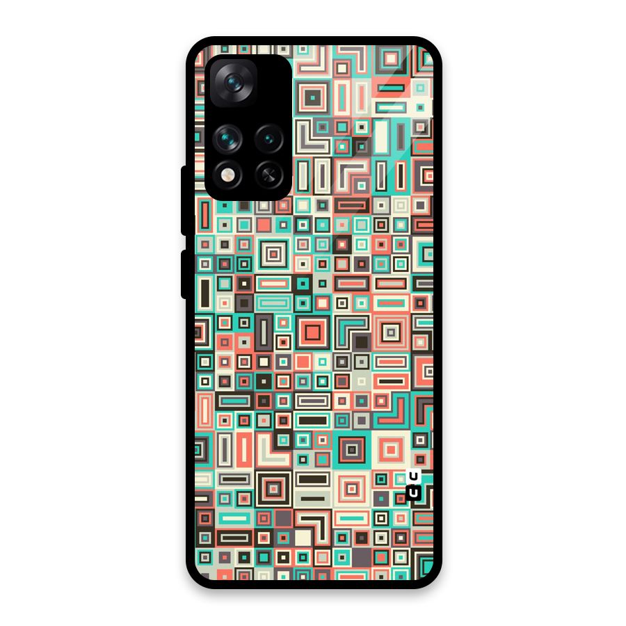 Pretty Boxes Design Glass Back Case for Xiaomi 11i HyperCharge 5G