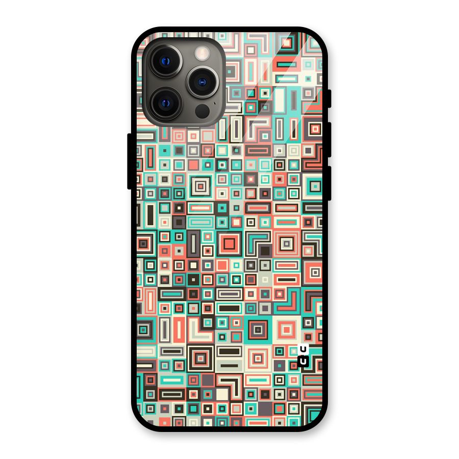 Pretty Boxes Design Glass Back Case for iPhone 12 Pro Max