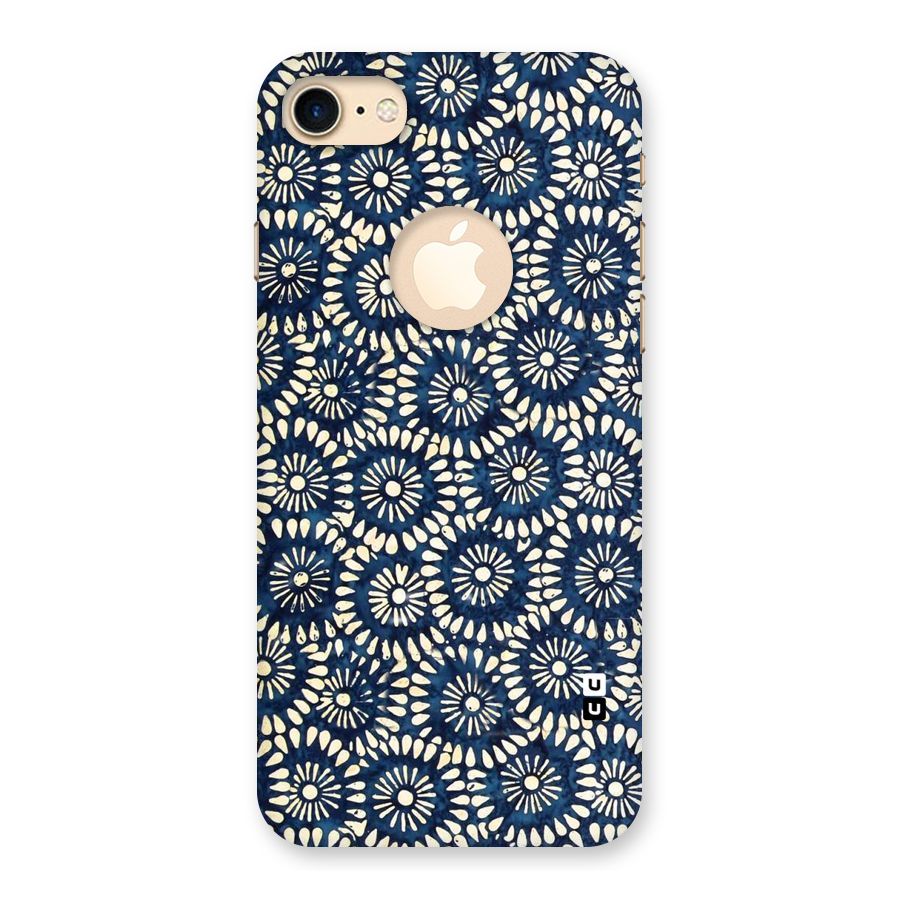 Pretty Circles Back Case for iPhone 7 Logo Cut