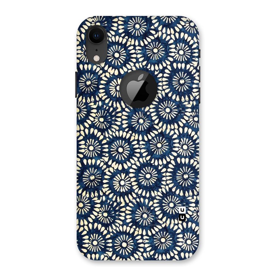 Pretty Circles Back Case for iPhone XR Logo Cut