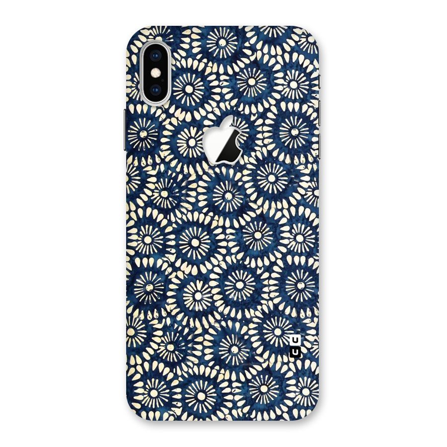 Pretty Circles Back Case for iPhone XS Max Apple Cut