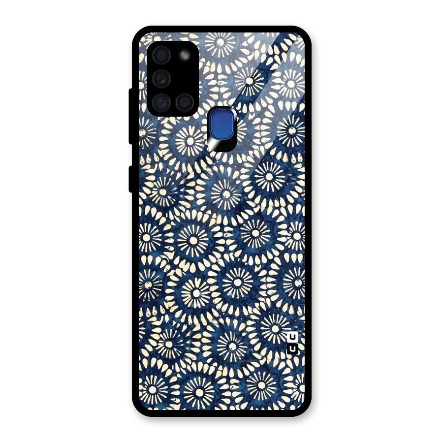 Pretty Circles Glass Back Case for Galaxy A21s