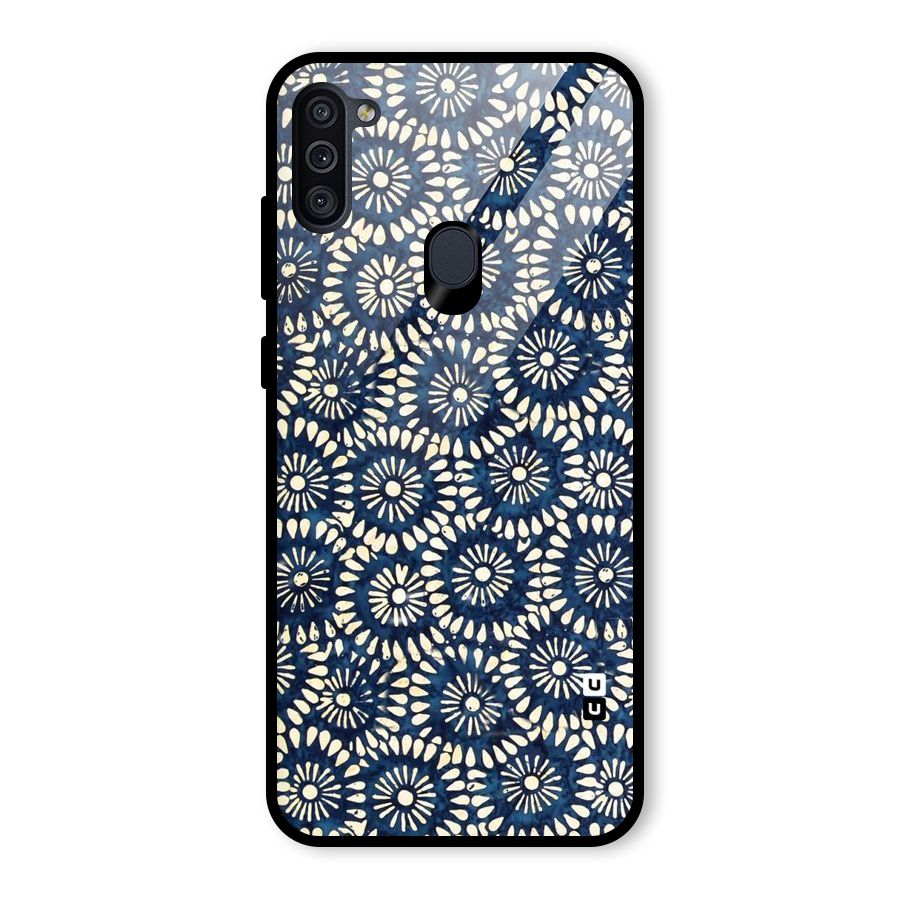 Pretty Circles Glass Back Case for Galaxy M11