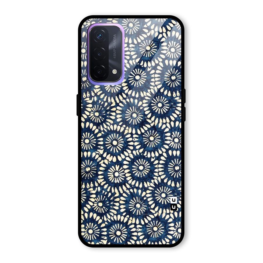 Pretty Circles Glass Back Case for Oppo A74 5G