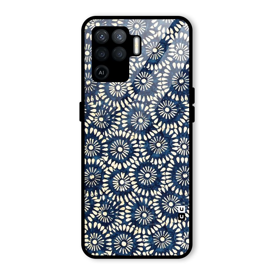 Pretty Circles Glass Back Case for Oppo F19 Pro