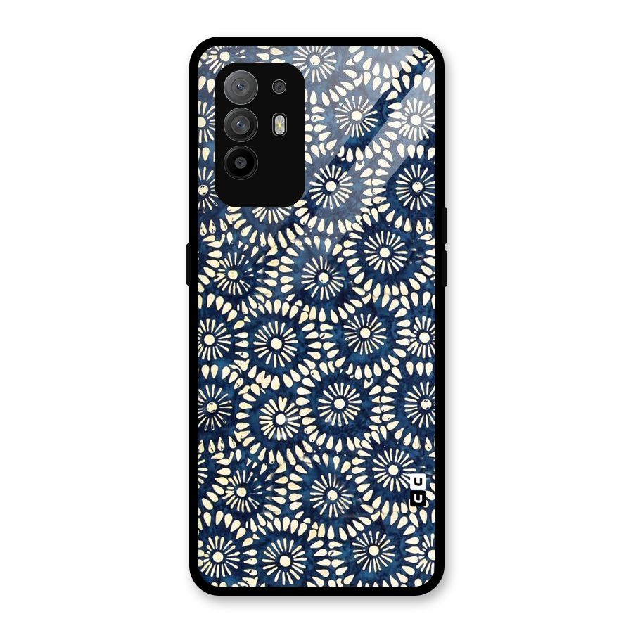 Pretty Circles Glass Back Case for Oppo F19 Pro Plus 5G