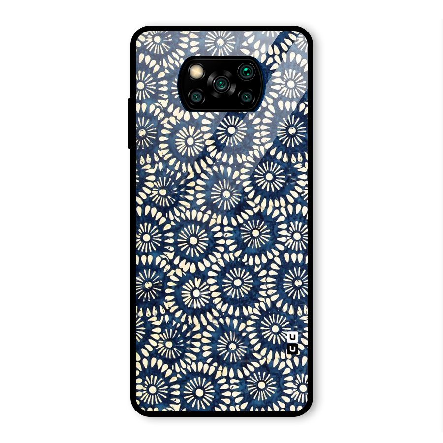 Pretty Circles Glass Back Case for Poco X3 Pro