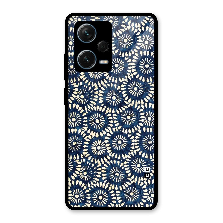 Pretty Circles Glass Back Case for Redmi Note 12 Pro Plus 5G