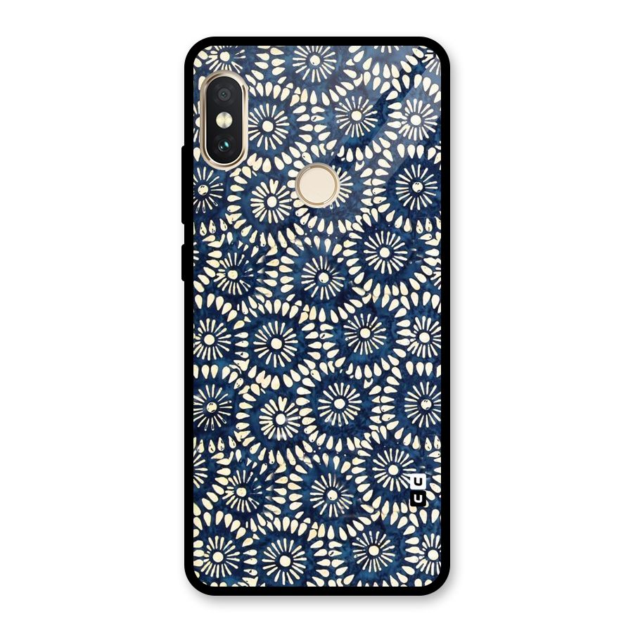 Pretty Circles Glass Back Case for Redmi Note 5 Pro