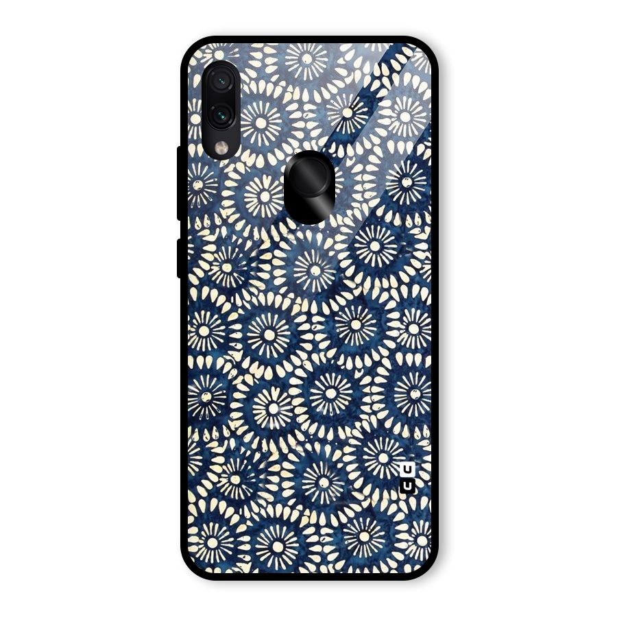 Pretty Circles Glass Back Case for Redmi Note 7 Pro