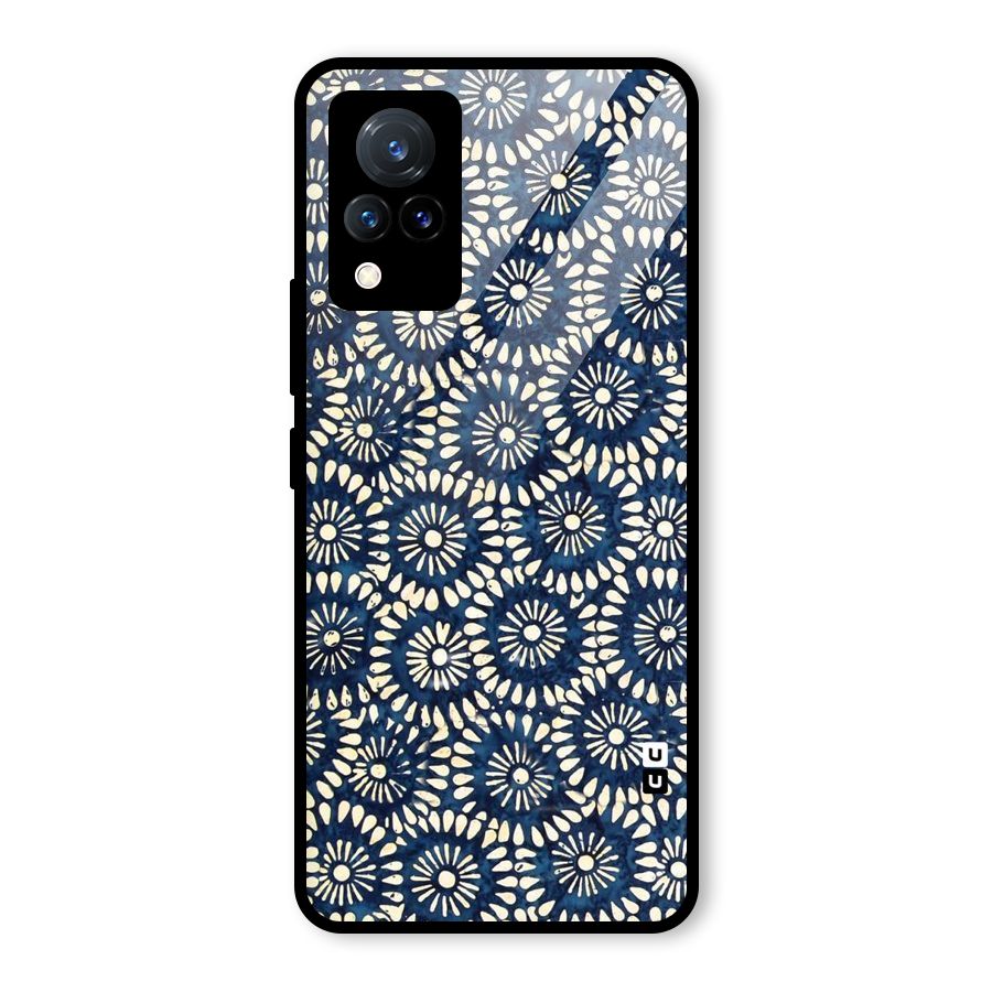 Pretty Circles Glass Back Case for Vivo V21 5G