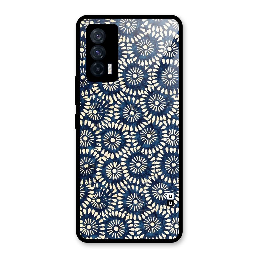 Pretty Circles Glass Back Case for Vivo iQOO 7 5G