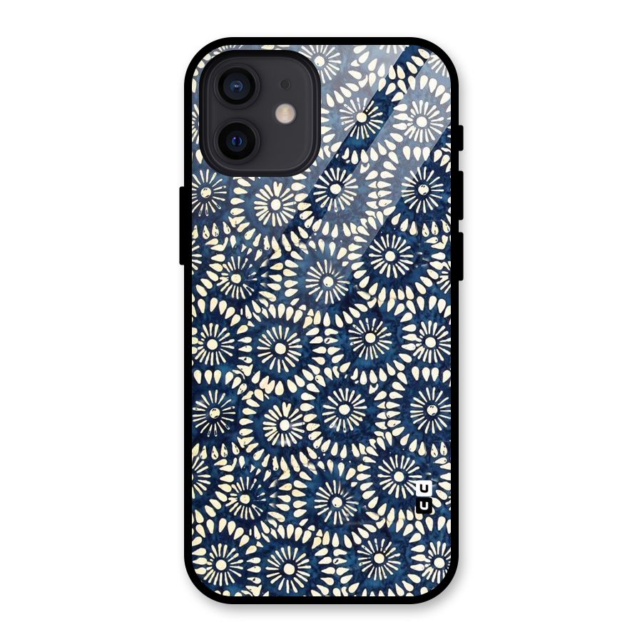 Pretty Circles Glass Back Case for iPhone 12