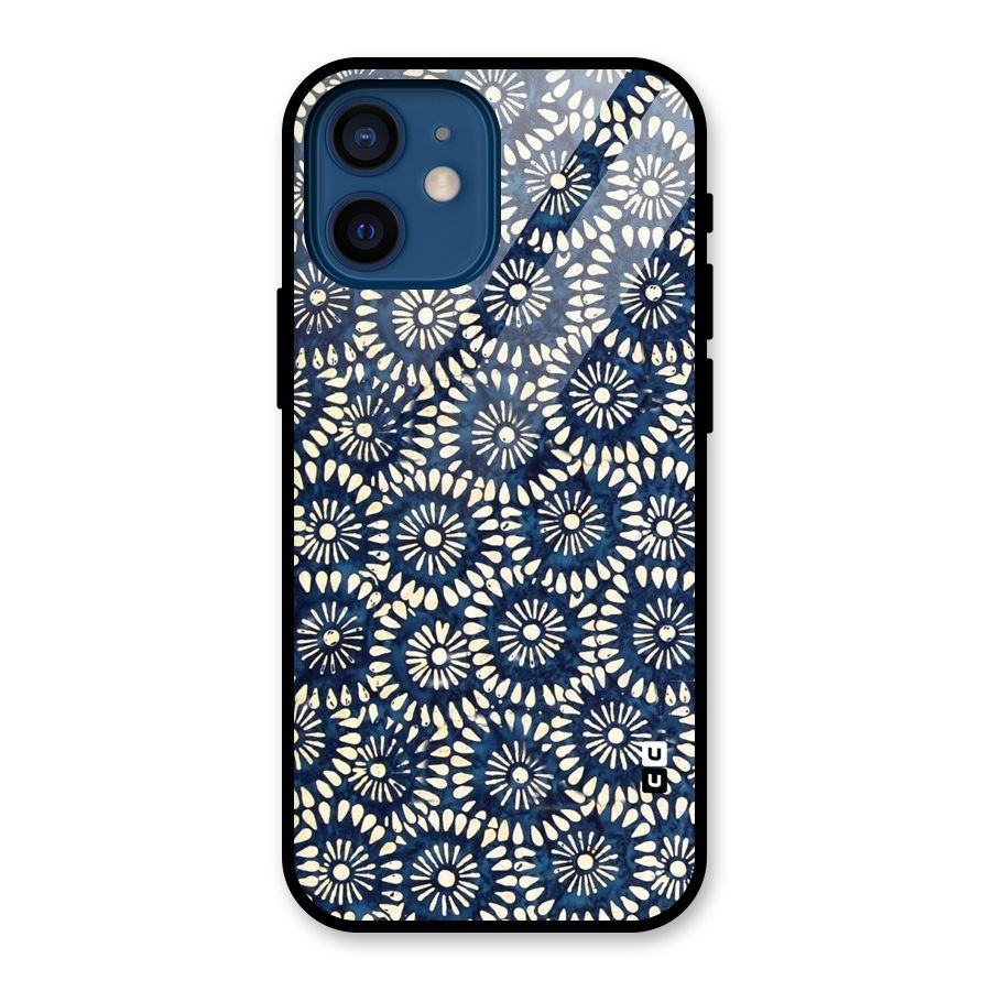 Pretty Circles Glass Back Case for iPhone 12 Mini