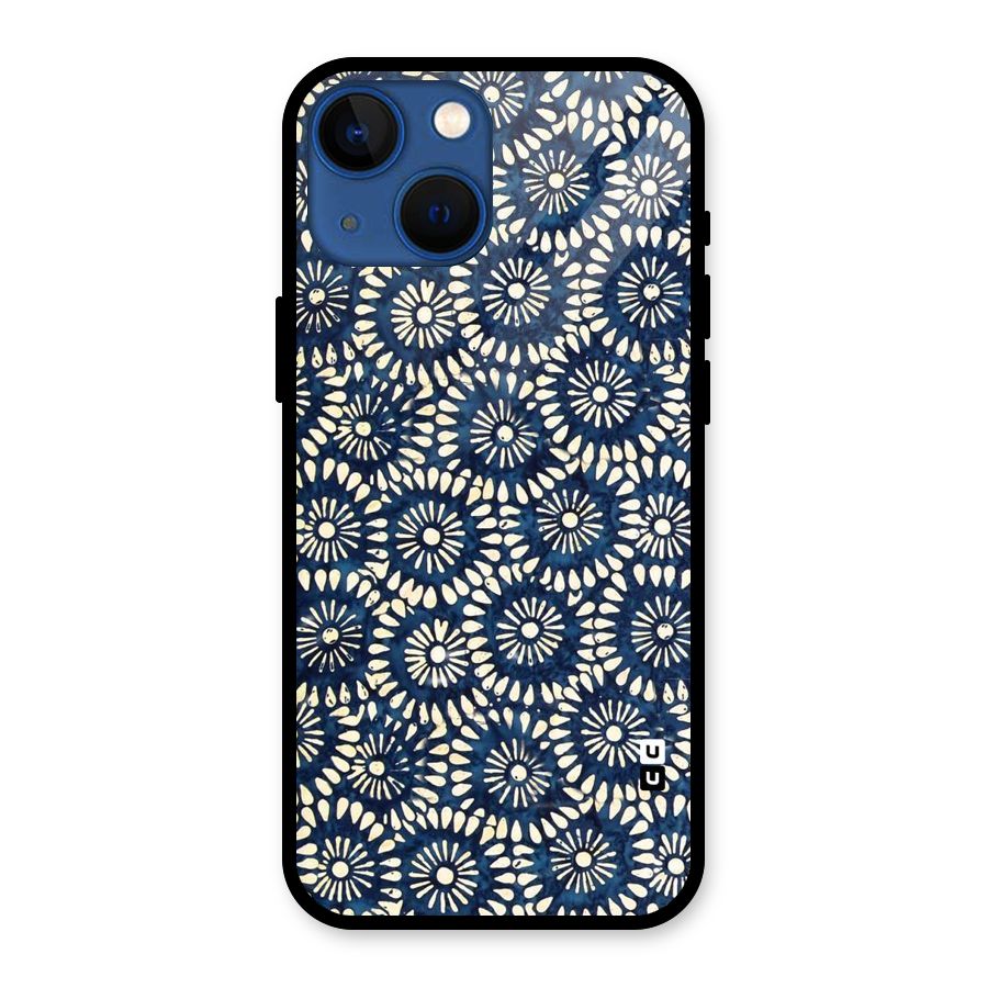 Pretty Circles Glass Back Case for iPhone 13 Mini