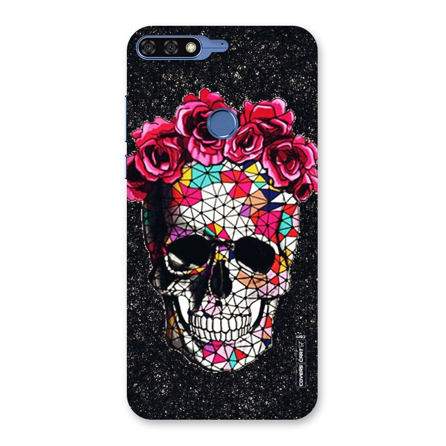 Pretty Dead Face Back Case for Honor 7C