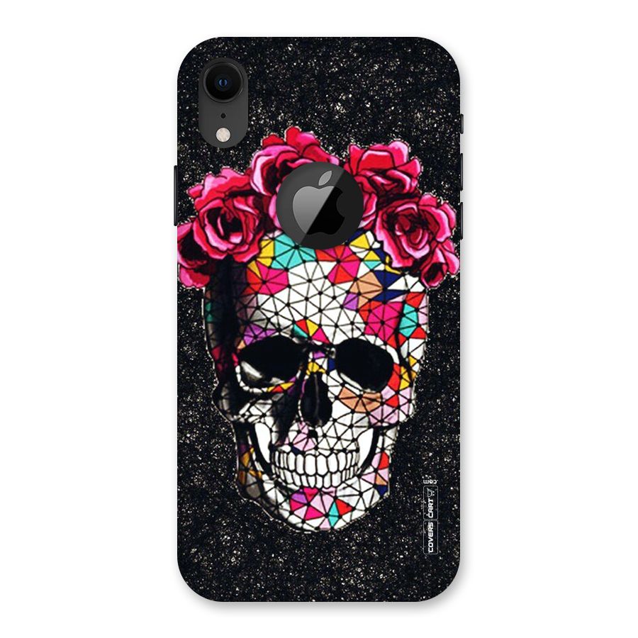 Pretty Dead Face Back Case for iPhone XR Logo Cut