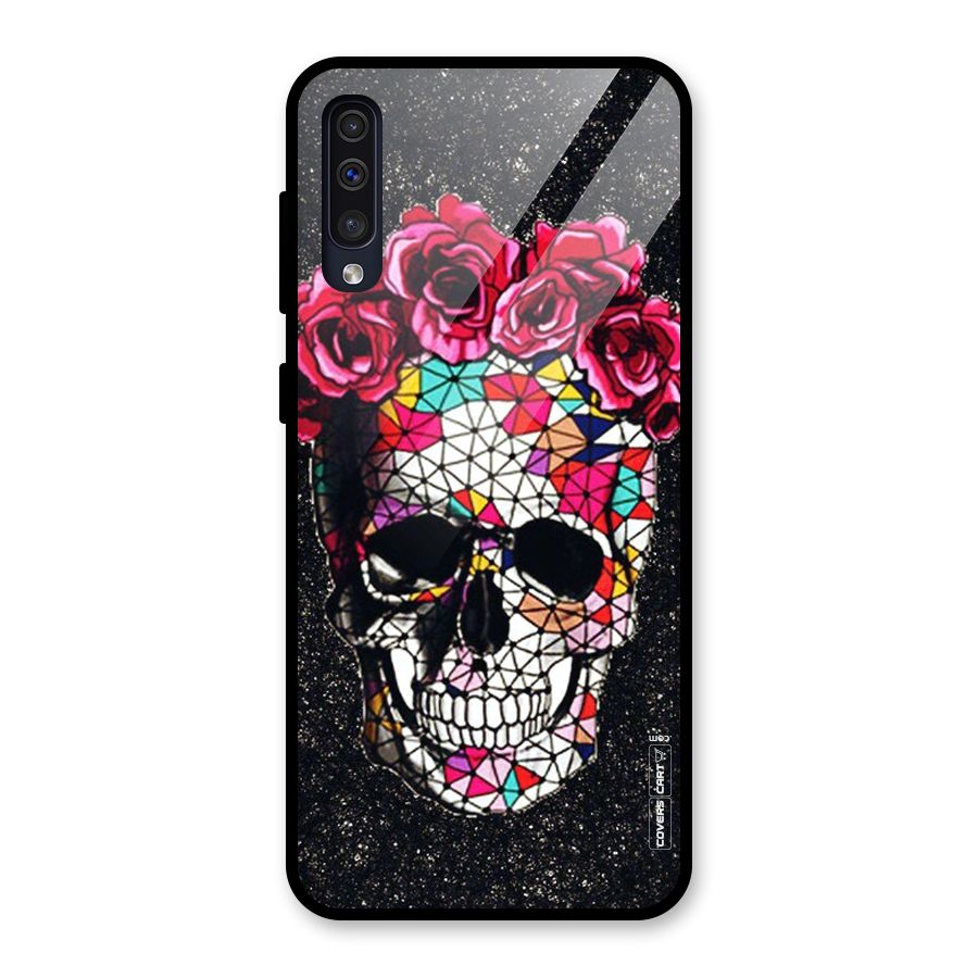 Pretty Dead Face Glass Back Case for Galaxy A50