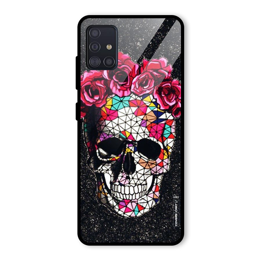 Pretty Dead Face Glass Back Case for Galaxy A51