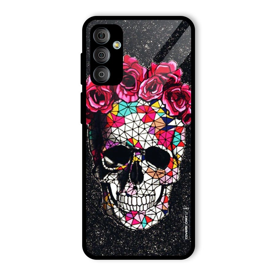 Pretty Dead Face Glass Back Case for Galaxy F23