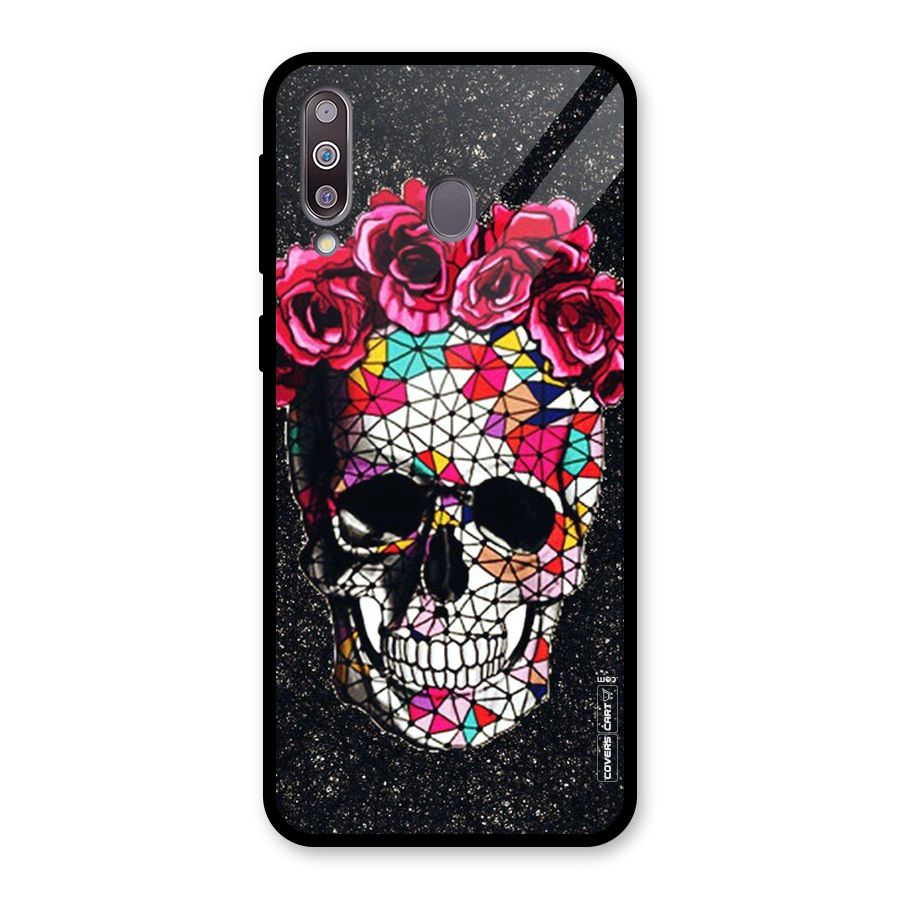 Pretty Dead Face Glass Back Case for Galaxy M30