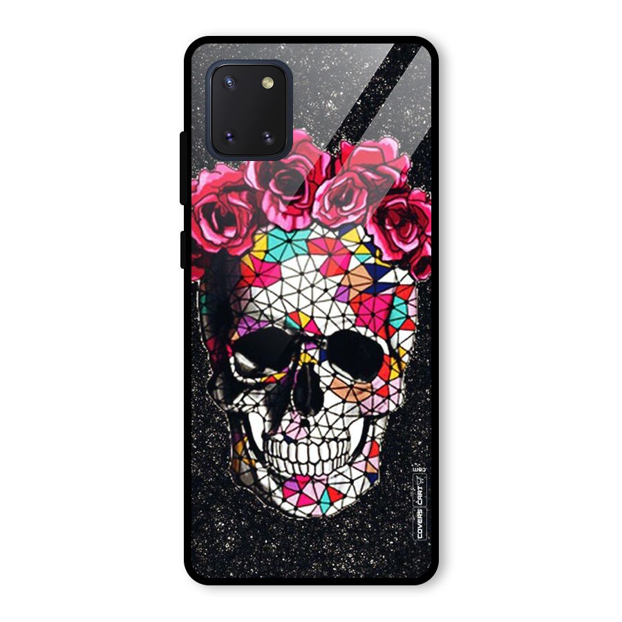 Pretty Dead Face Glass Back Case for Galaxy Note 10 Lite